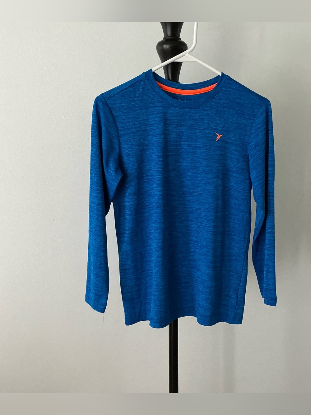 Old Navy Active Go-Dry Boys’ Long-Sleeve Performance Shirt – 10–12 – Blue